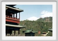 A pagoda at the wall