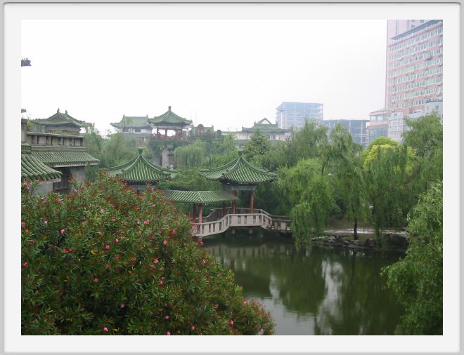 Garden at Ten Wang pavillion