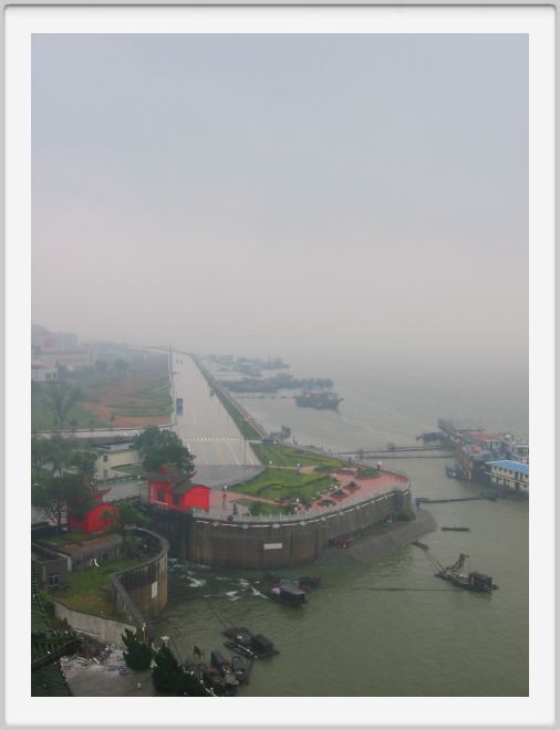 The river from the pavillion